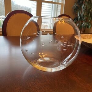 Princess House White Vase Modern Accent